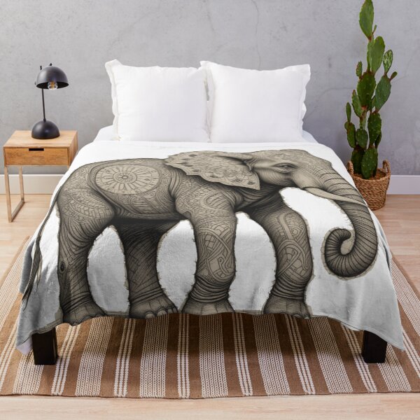 Item preview, Indian Mandala Elephant designed and sold by RebelPaintBrush.