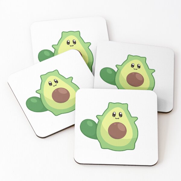 Item preview, kawaii avocado cat perfect for cat and avocado lovers designed and sold by ZerpaGiovanna.