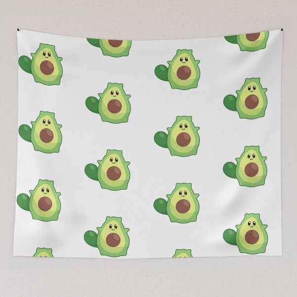 Item preview, kawaii avocado cat perfect for cat and avocado lovers designed and sold by ZerpaGiovanna.