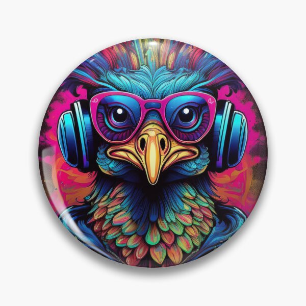 Item preview, Graffiti Roadrunner bird in Headphones and Shades designed and sold by Boxing Kangaroo Retail Company.