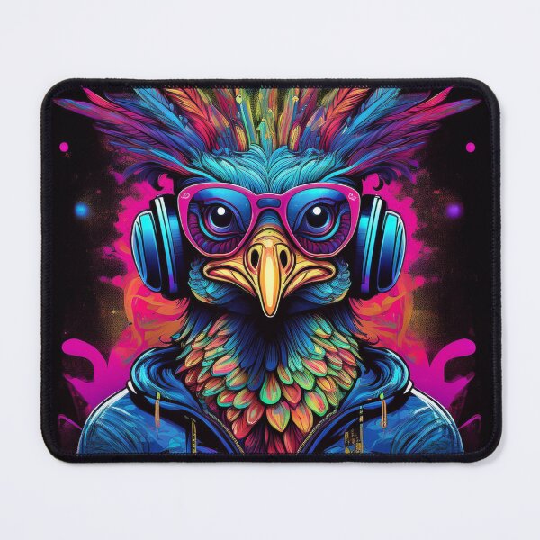 Item preview, Graffiti Roadrunner bird in Headphones and Shades designed and sold by Boxing Kangaroo Retail Company.
