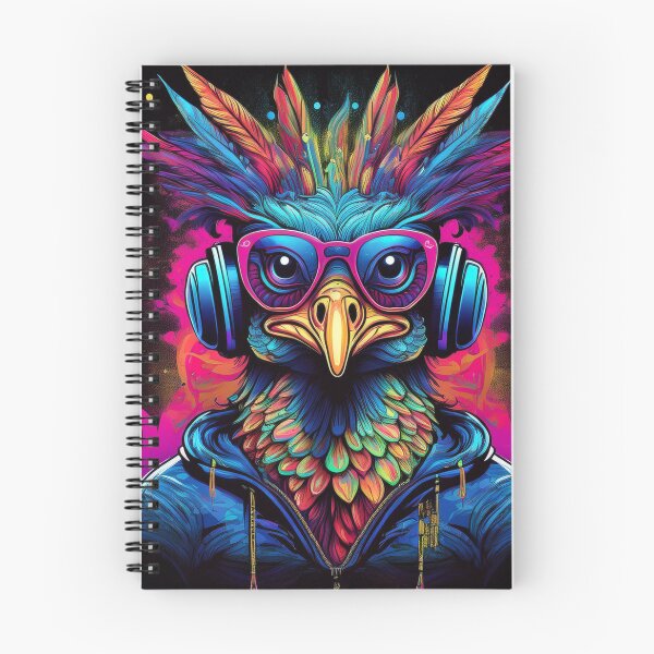 Item preview, Graffiti Roadrunner bird in Headphones and Shades designed and sold by Boxing Kangaroo Retail Company.