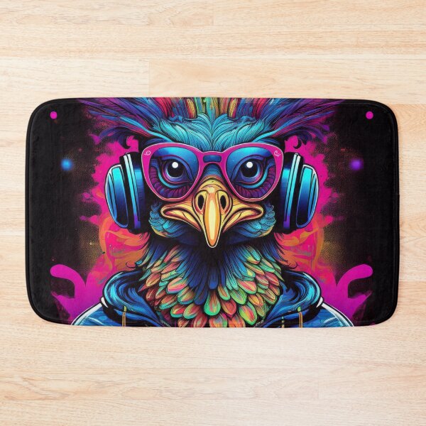 Item preview, Graffiti Roadrunner bird in Headphones and Shades designed and sold by Boxing Kangaroo Retail Company.