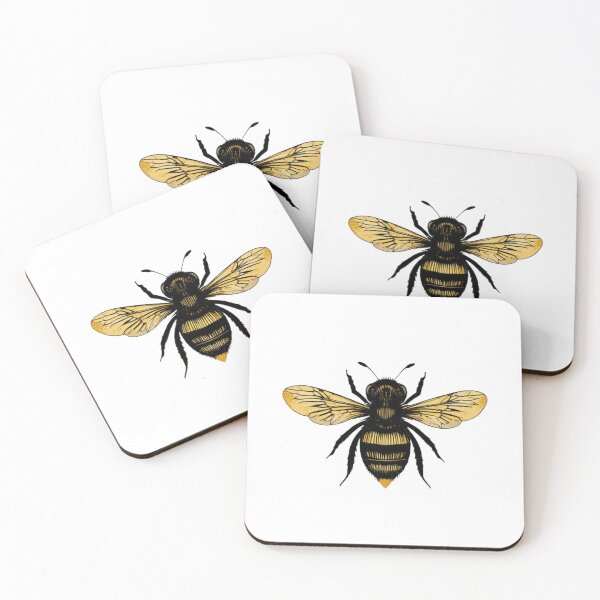 Item preview, Detailed Golden Honeybee designed and sold by RebelPaintBrush.