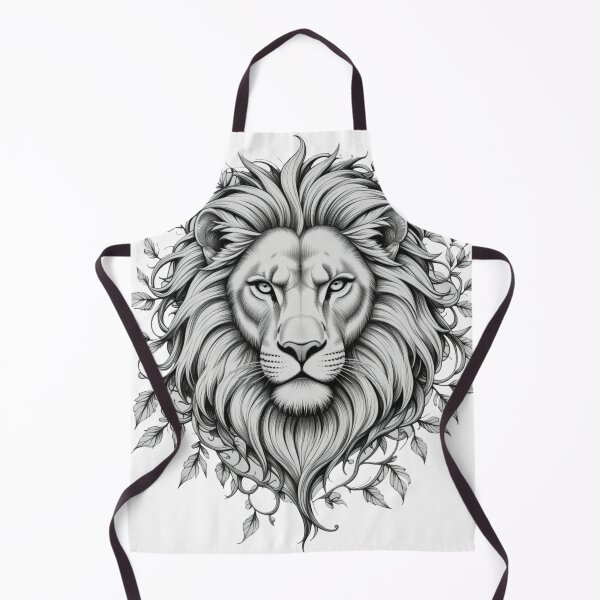 Item preview, Sketch of Lion with Vines designed and sold by RebelPaintBrush.