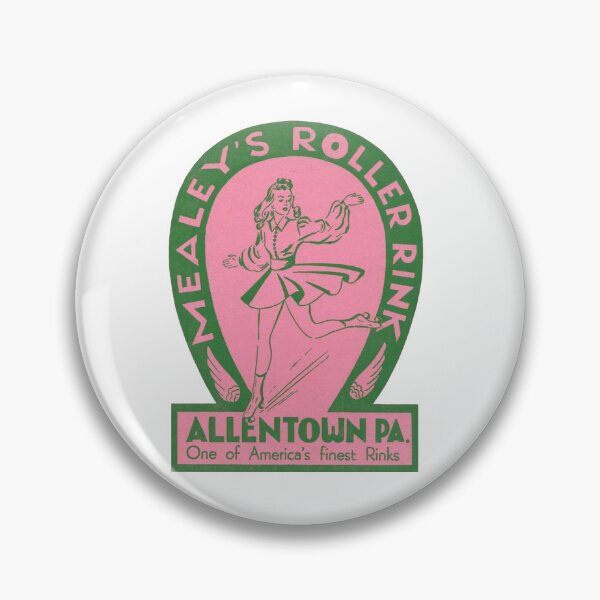 Item preview, Mealeys Roller Rink Allentown Pennsylvania Roller Skating Rink Sticker Decal Label Design 2 designed and sold by tislord.