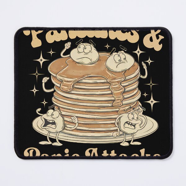 Item preview, Pancakes and Panic Attacks - This is the perfect gift for anyone who loves pancakes and embraces a humorous take on mental health awareness. designed and sold by ZyziowskyArt.