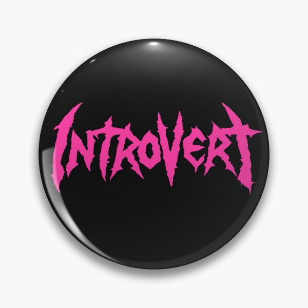Item preview, Embrace the Quiet Power Pink Boldness for Introverts_Introvert Metal Style design t-shirt designed and sold by JaiStudio.