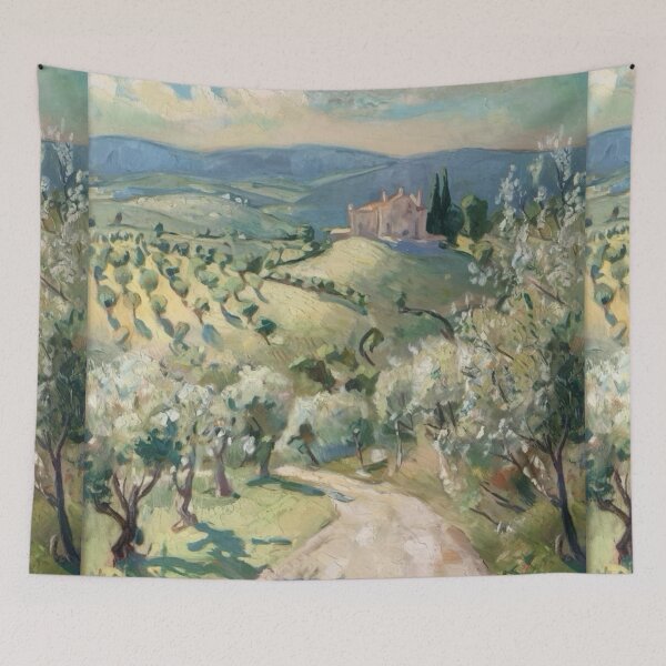 Item preview, Provence Bliss: Olive Trees and Rolling Hills designed and sold by CARRAANN.