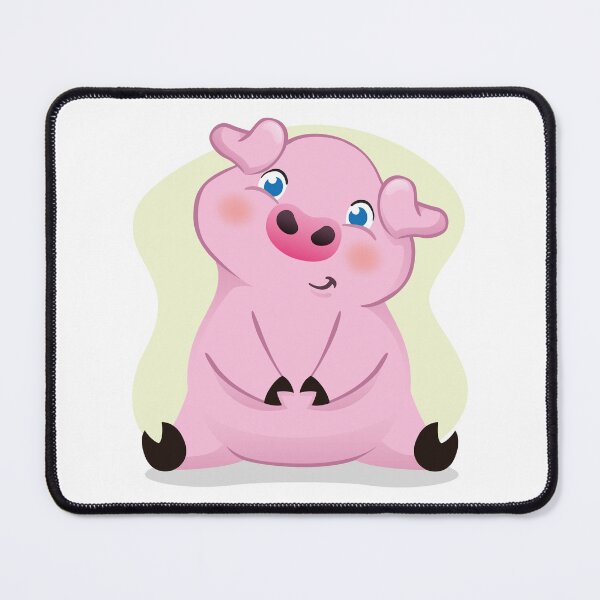 Item preview, Illustration of a piglet, swine, animal mascot. Ideal for educational and informative materials designed and sold by LucianoCosmo.