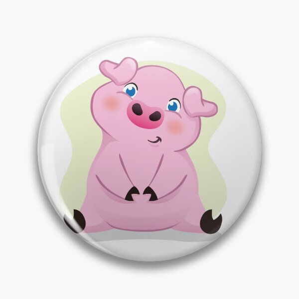 Item preview, Illustration of a piglet, swine, animal mascot. Ideal for educational and informative materials designed and sold by LucianoCosmo.