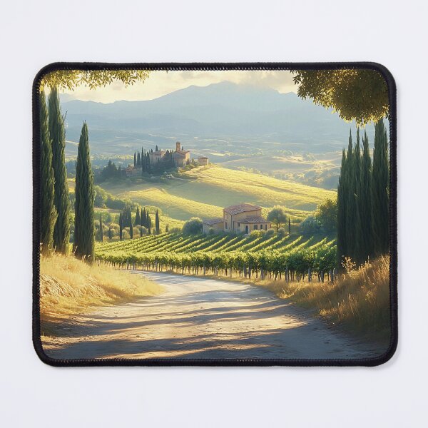 Item preview, Scenic Tuscan Road Through Rolling Hills and Vineyards designed and sold by daila70.