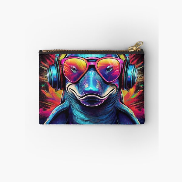 Item preview, Graffiti dolphin in Headphones and Shades designed and sold by Boxing Kangaroo Retail Company.