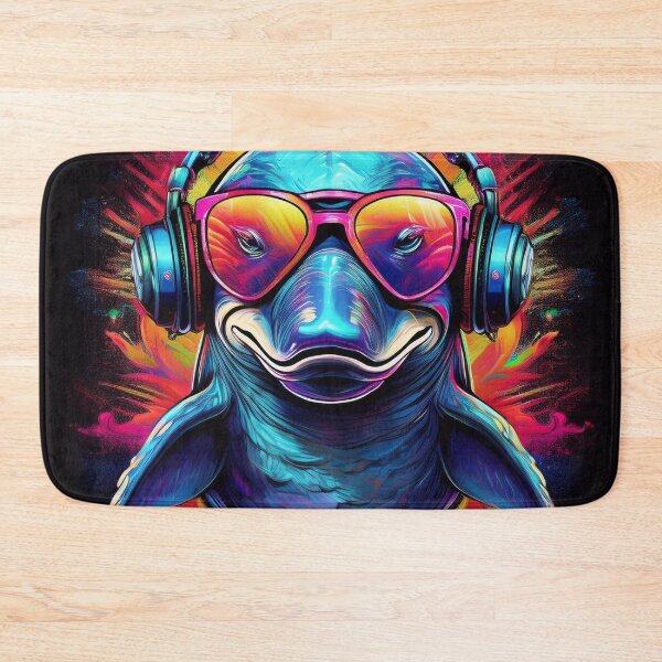 Item preview, Graffiti dolphin in Headphones and Shades designed and sold by Boxing Kangaroo Retail Company.