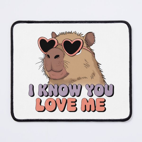 Item preview, Cute & Funny Capybara in Heart-shaped Sunglasses designed and sold by Athlara.