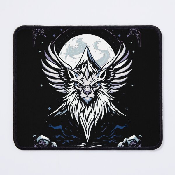 Item preview, Mystical Winged Lion with Mountain Majesty designed and sold by hallwell.