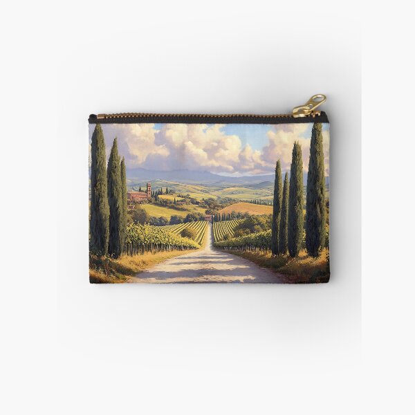 Item preview, Panoramic Tuscan Road with Views of Rolling Hills and Vineyards designed and sold by daila70.