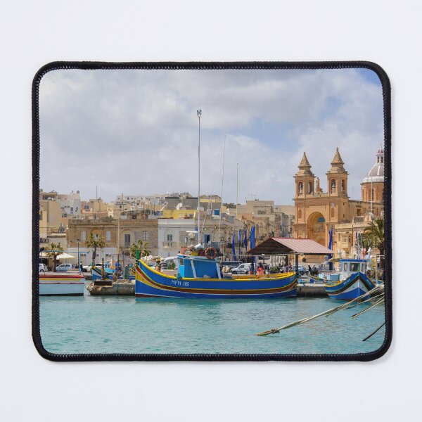 Item preview, Vibrant Marsaxlokk Harbour, Malta designed and sold by Kasia Design.