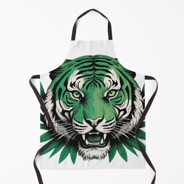 Item preview, Green Botanical Tiger designed and sold by RebelPaintBrush.