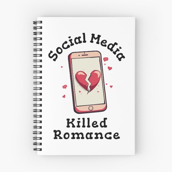 Item preview, Social Media Killed Romance designed and sold by HandicraftArt.