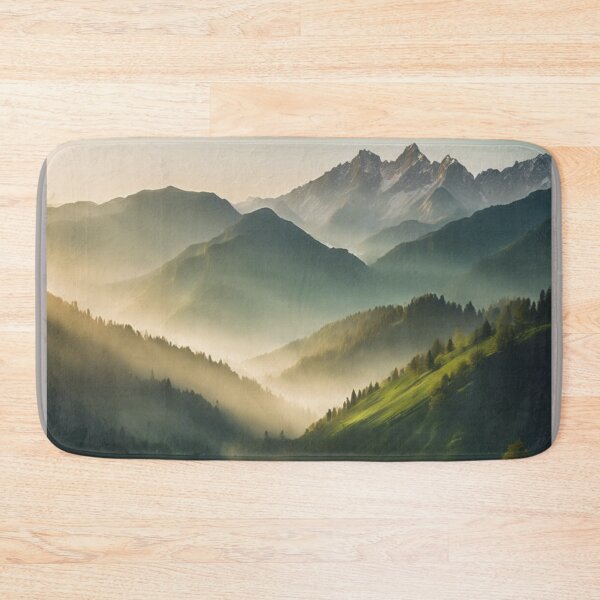 Item preview, Golden Hour Serenity: Peaceful Mountain Landscap  designed and sold by andrew758.