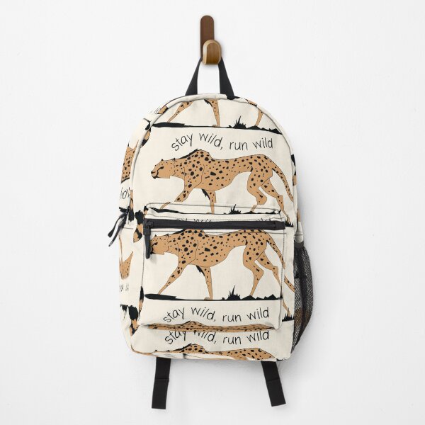 Item preview, Stay Wild - Run Wild – Wildlife Cheetah Brown Illustration designed and sold by silent ocean.