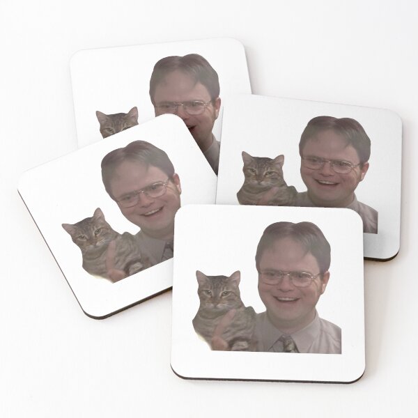 Item preview, Dwight with a cat  designed and sold by Skswan14.