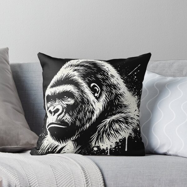 Item preview, Monochromatic Silverback Gorilla designed and sold by Apex-Ape.