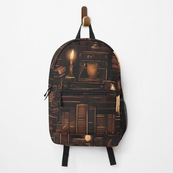 Item preview, Timeless Wisdom A Candlelit Library Scene designed and sold by Eman Abou Ghazy.