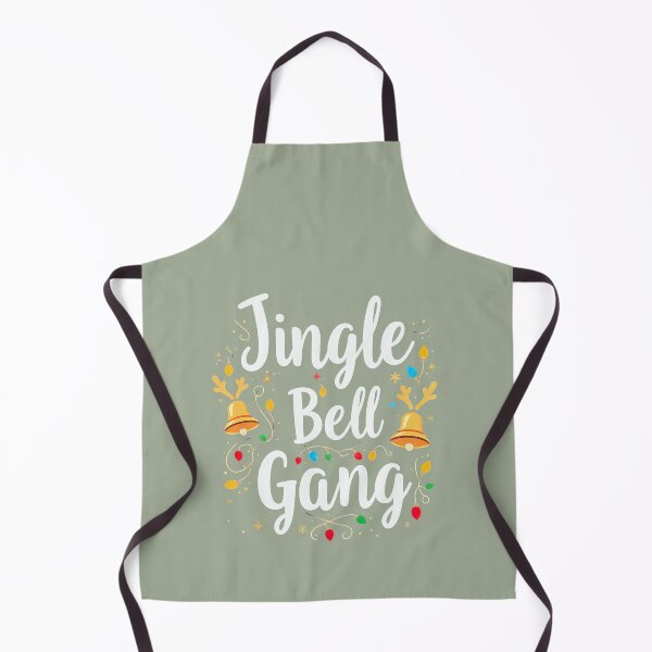 Item preview, Jingle Bell Gang: Christmas Family Teamwork - Bells and Christmas Lights Glowing in Dark Background - Christmas Lovers designed and sold by MUGpro.
