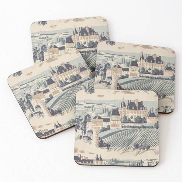 Item preview, Château Vineyards: Countryside French Toile Pattern #0101 designed and sold by CARRAANN.