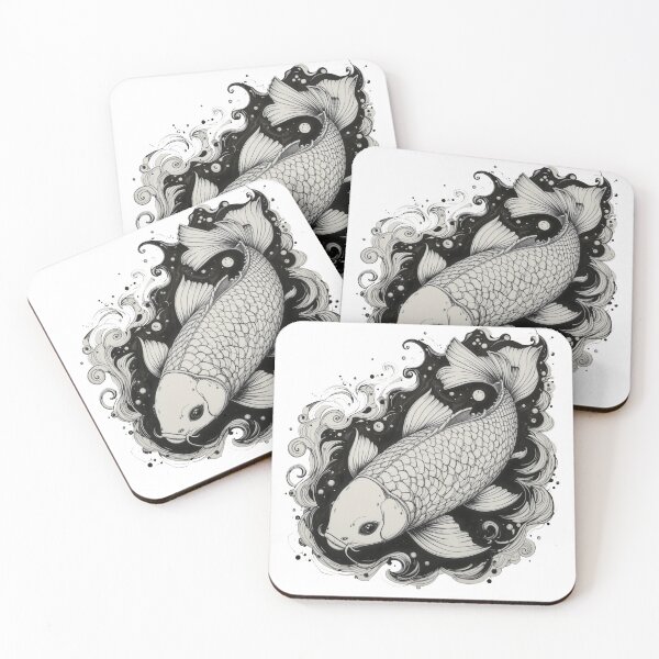 Item preview, Koi Ink Grace designed and sold by RebelPaintBrush.