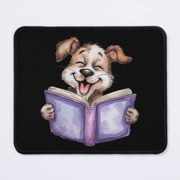 Item preview, Cute Puppy Reading Joyful Book-For Puppy Lovers designed and sold by love3617.