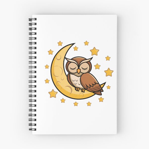 Item preview, owl sleep on the moon designed and sold by jkrphoto.