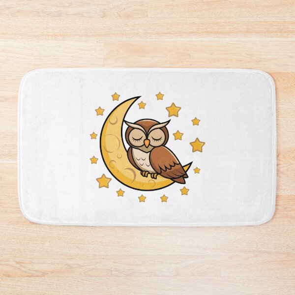 Item preview, owl sleep on the moon designed and sold by jkrphoto.