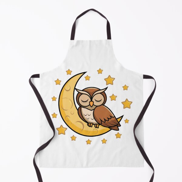 Item preview, owl sleep on the moon designed and sold by jkrphoto.