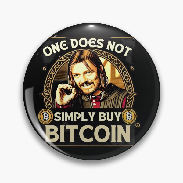 Item preview, One Does Not Simply Buy Bitcoin designed and sold by Glassmaster.