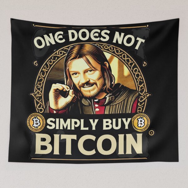 Item preview, One Does Not Simply Buy Bitcoin designed and sold by Glassmaster.