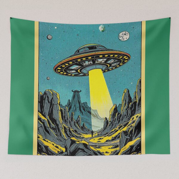 Item preview, UFO in the village designed and sold by Davidp2.