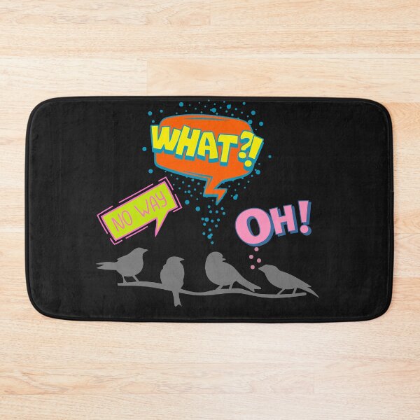 Item preview, Birds-talk like blah blah...joy of simple things designed and sold by Betinka.
