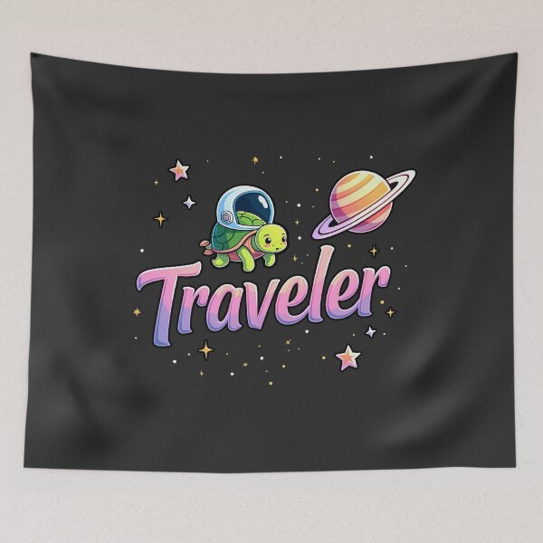 Item preview, Space Turtle Traveler designed and sold by Bulwshop.