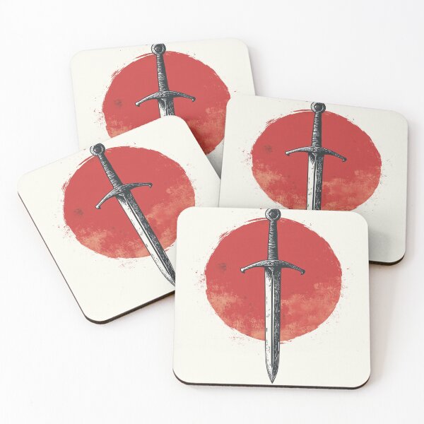 Item preview, fantasy sword on a bloody background designed and sold by Francesko221.