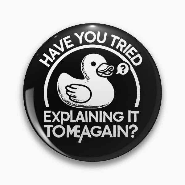 Item preview, Rubberduck Debugging: Coding Humor for Programmers designed and sold by bearification.