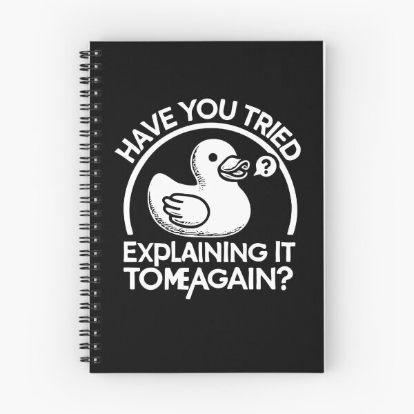 Item preview, Rubberduck Debugging: Coding Humor for Programmers designed and sold by bearification.