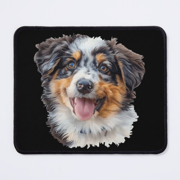 Item preview, Australian Shepherd Puppy designed and sold by VelvetRoom.