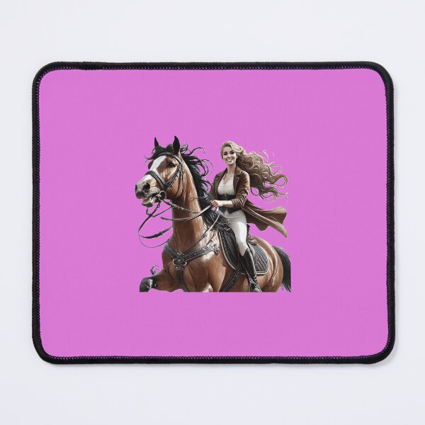 Item preview, Lady Enjoying Riding a Horse designed and sold by WackyJacks.