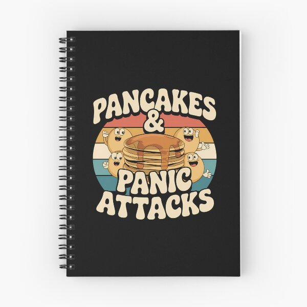 Item preview, Pancakes and Panic Attacks - This is the perfect gift for anyone who loves pancakes and embraces a humorous take on mental health awareness. designed and sold by ZyziowskyArt.