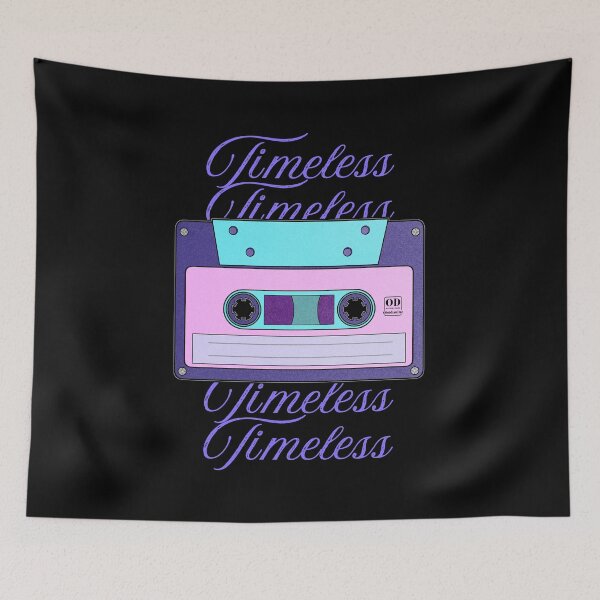 Item preview, Timeless Songs | Retro Cyberpunk Music Tape Cassette designed and sold by ObsidianDaz.