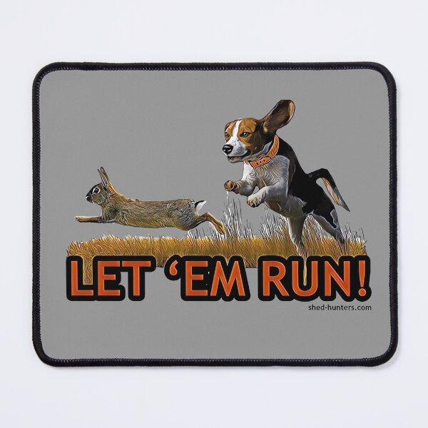 Item preview, Let ‘em Run Beagle Rabbit Hunter  designed and sold by ShedHunters.