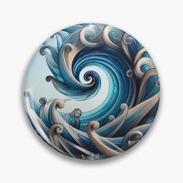 Item preview, geometric decorative waves designed and sold by Dogandesighn.